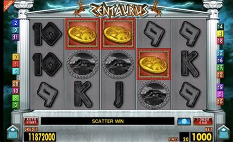 Spiele den Zentaurus Slot von Merkur bei DrückGlück.